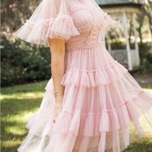 NWT Pink Ivy City Co mini whimsical dress